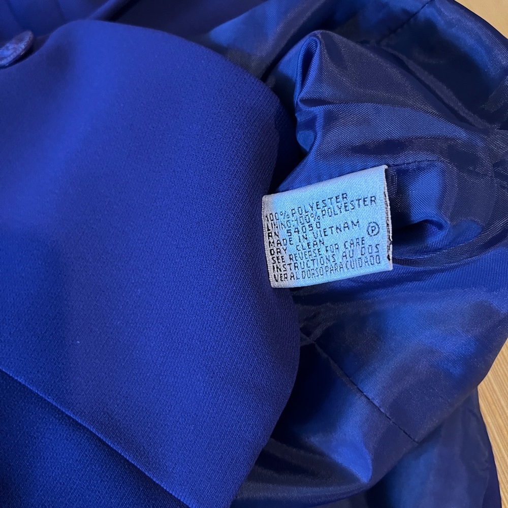 Le Suit Purple Suit Jacket Blazer Women’s Size:10 - Picture 6 of 6